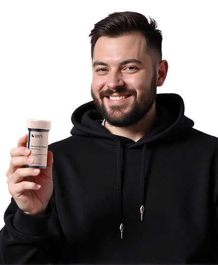man + pill