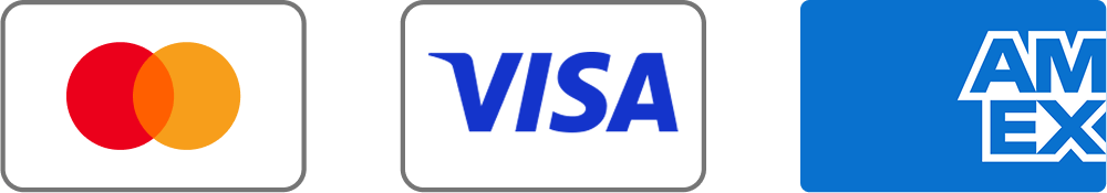 Mastercard, Visa, American Express