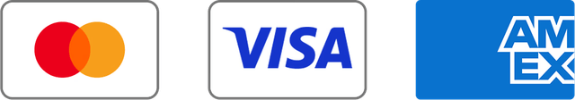 Mastercard, Visa, and American Express